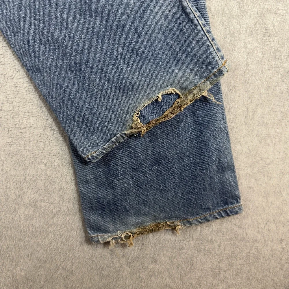 DIESEL Jeans Womens 28x31 Blue RONHAR BOOTCUT Low Rise Zip Fly Cowgirl Italy‎